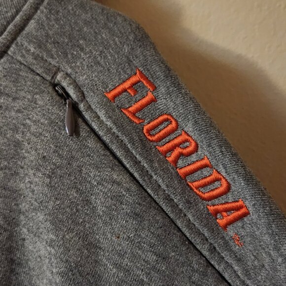 RARE Vtg Nike Team Florida Gators Hoodie Large L Stitched Gator Logo Heavyweight - Picture 5 of 10